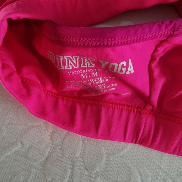 PINK v/s Pink Strappy Yoga Sports Bra Size Medium - Picture 3 of 6